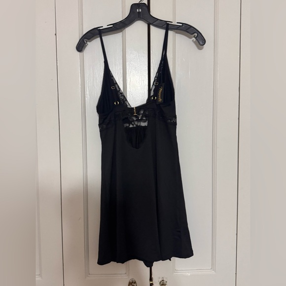 Mapale Adjustable Strap Babydoll in Black - Picture 6 of 7